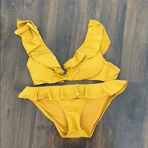 dark yellow bikini